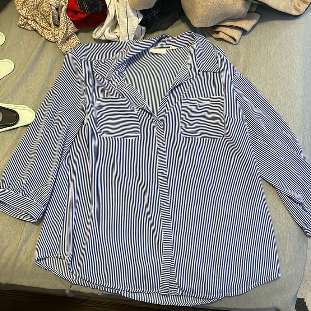 Striped New York and Co shirt